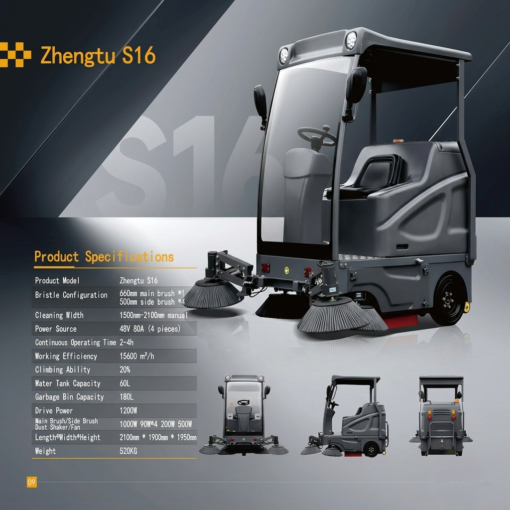 zhengtu-s16-ride-on-road-sweeper-high-performance-industrial-cleaning-machine